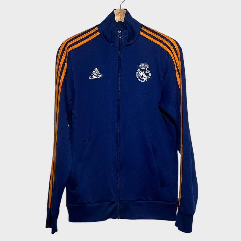 Warm Fleece-Lined Jacket for Winter Comfort-Real Madrid 2021/22 Track Jacket S