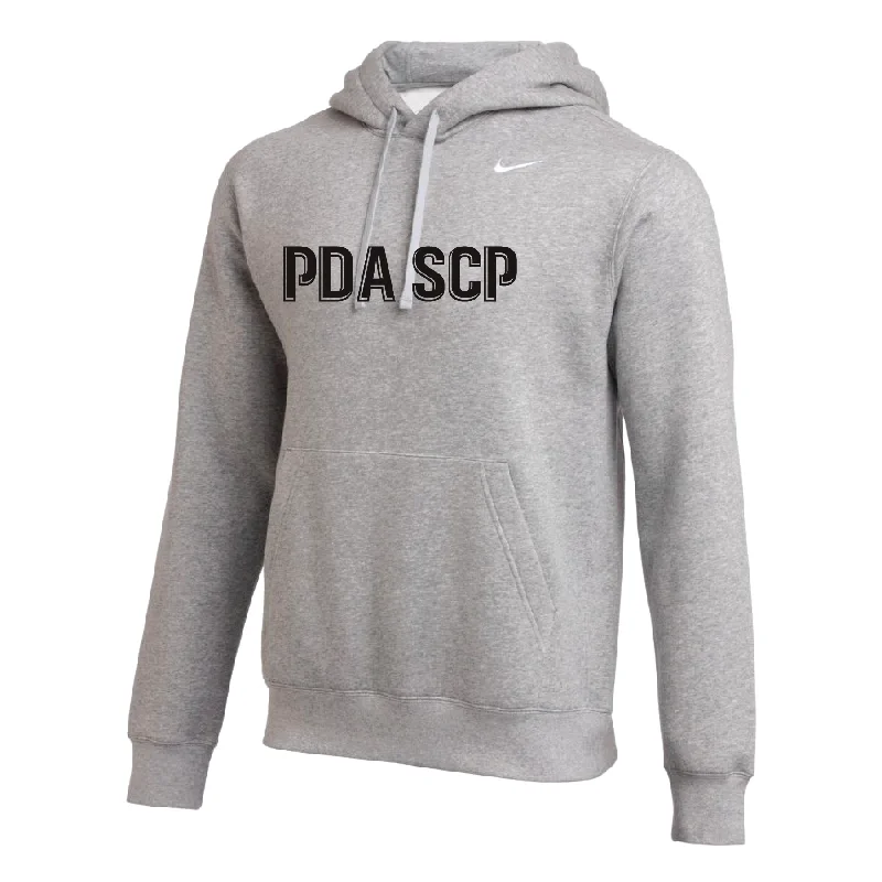 Trendy Hoodie with Contrast Sleeves for Unique Style-PDA-SCP Hudson Valley (Transfer) Nike Club Hoodie Grey