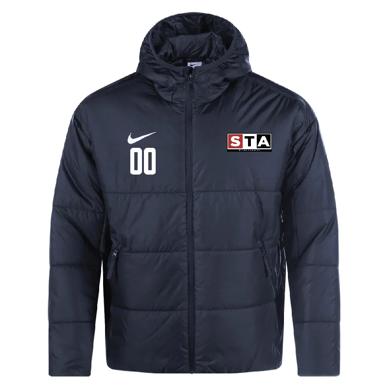 Soft Corduroy Jacket for Casual Comfort-STA Girls Academy Nike Therma-Fit Academy Pro 24 Jacket Black