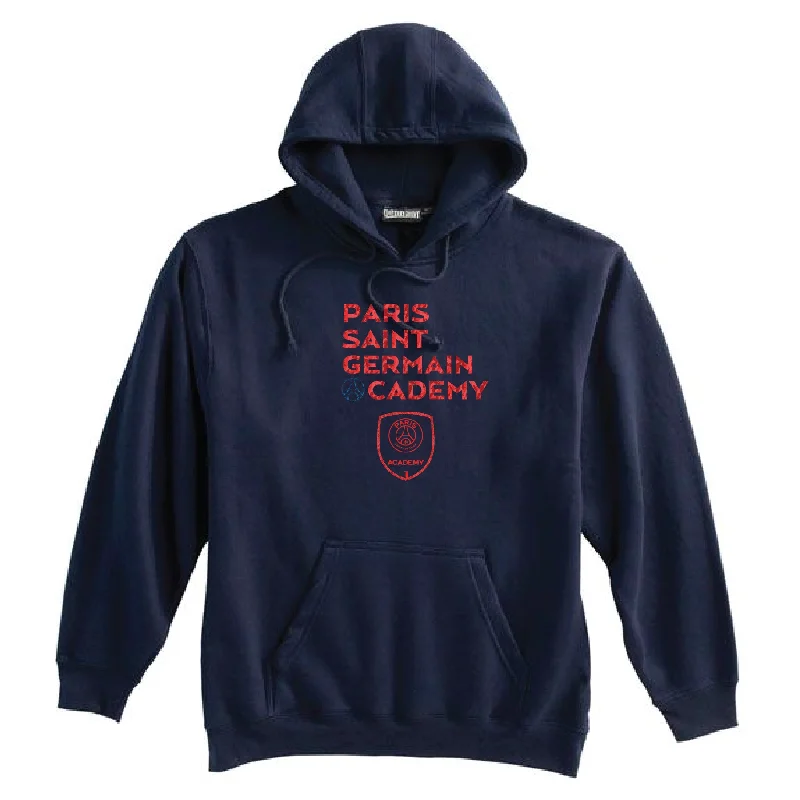 Classic Pullover Hoodie for Simple Comfort-PSG Academy Chicago Camo Hoodie Navy