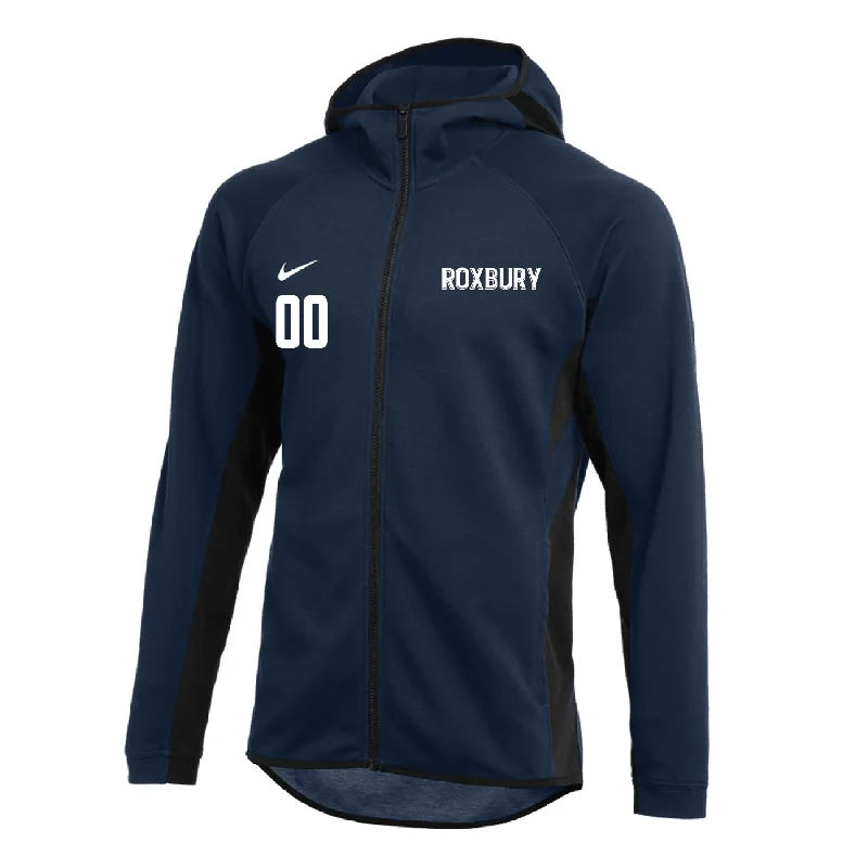 Comfy Hoodie with Fleece Lining for Warmth-Roxbury PDA-SCP Nike Showtime Full-Zip Hoodie Navy