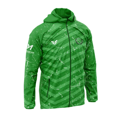 Casual Outdoor Jacket for Adventure Seekers-TOP BALLERS WINDBREAKER JACKET (GREEN)