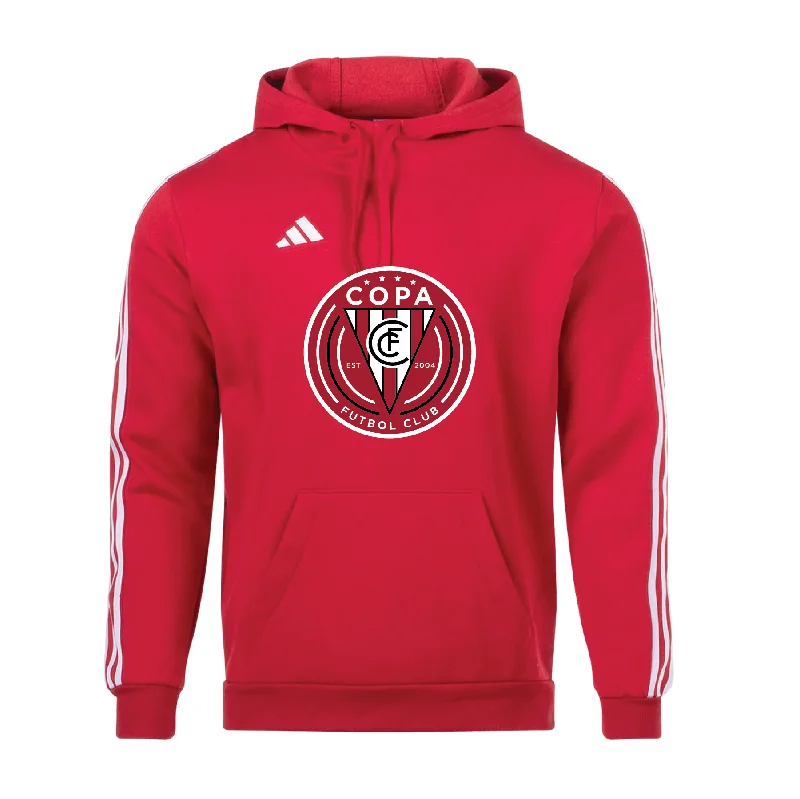 Custom Logo Hoodie for Team or Event Wear-FC Copa Brooklyn adidas Tiro 23 League Hoodie Red