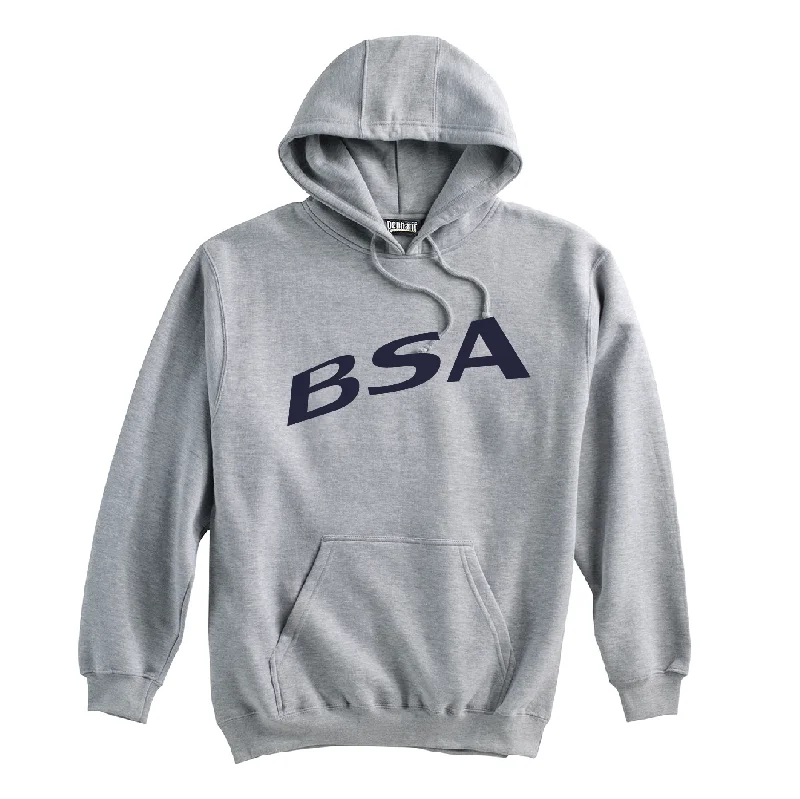 Casual Hoodie for Every Season-Belleville (Transfer) Pennant Super 10 Hoodie Grey