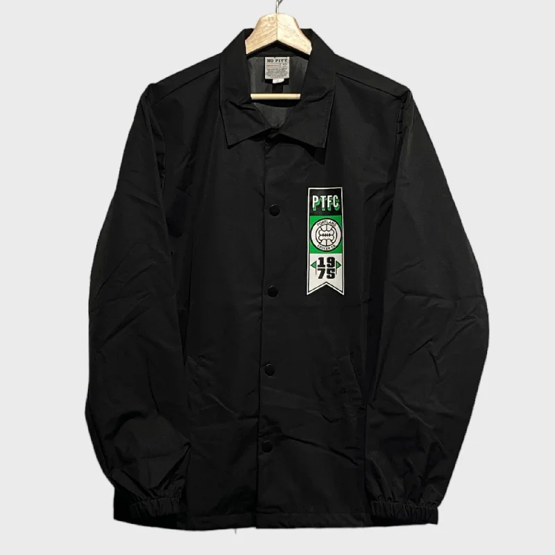 Sporty Sweat Jacket for Comfortable Wear-Portland Timbers Army Coaches Jacket S