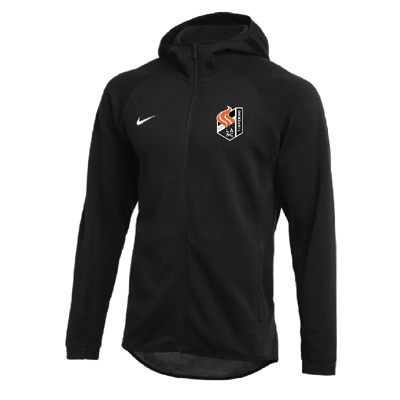 Soft Hoodie for Relaxing After Workouts-Lancaster Inferno FC Nike Showtime Full-Zip Hoodie Black