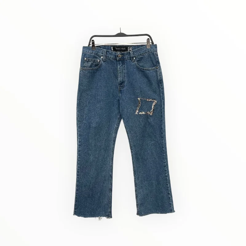 Stylish Checkered Pants for Unique Looks-Levi's Vintage Clothing/Bootcut Pants/34/Denim/BLU/