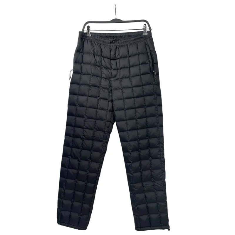 Relaxed Fit Sweatpants for Cozy Comfort-TAION/Pants/L/Nylon/BLK/PUFFER PANTS