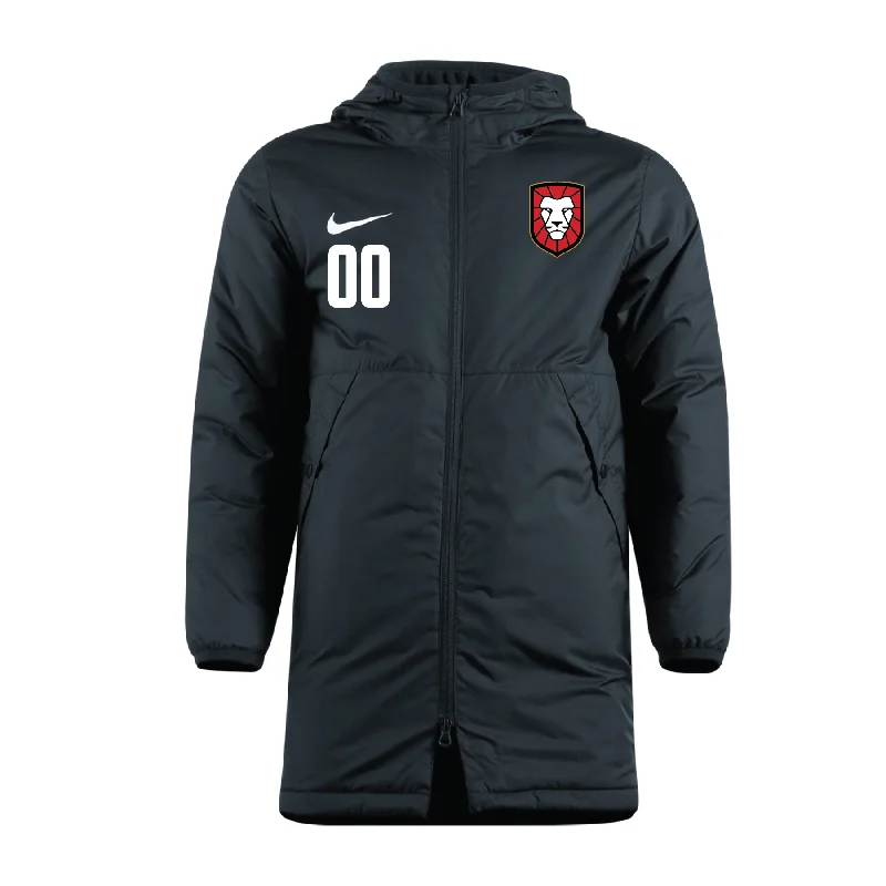 Stylish Tech Jacket for Active Lifestyles-Ball Masters White Lions Nike Park 20 Winter Jacket Black