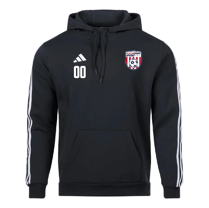 Relaxed Hoodie with Bold Color for Attention-Grabbing Look-Soccer Stars United New York adidas Tiro 23 League Hoodie Black