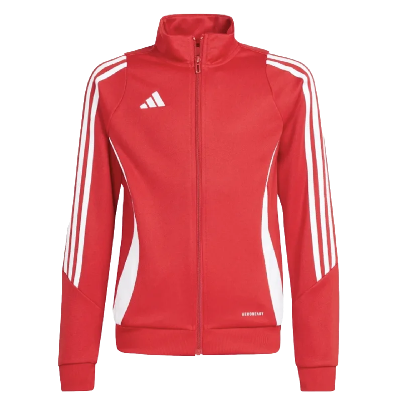 Warm Fleece-Lined Jacket for Winter Comfort-Adidas Tiro 24 Youth Training Jacket