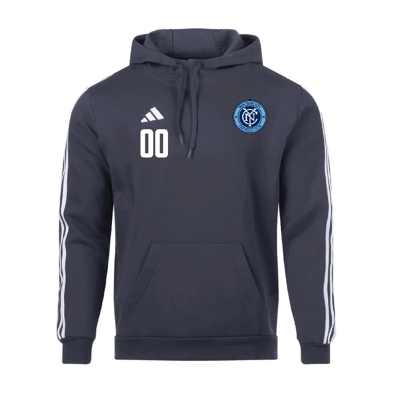 Soft Hoodie for Cozy Nights-NYCFC Girls Program adidas Tiro 23 League Hoodie Grey