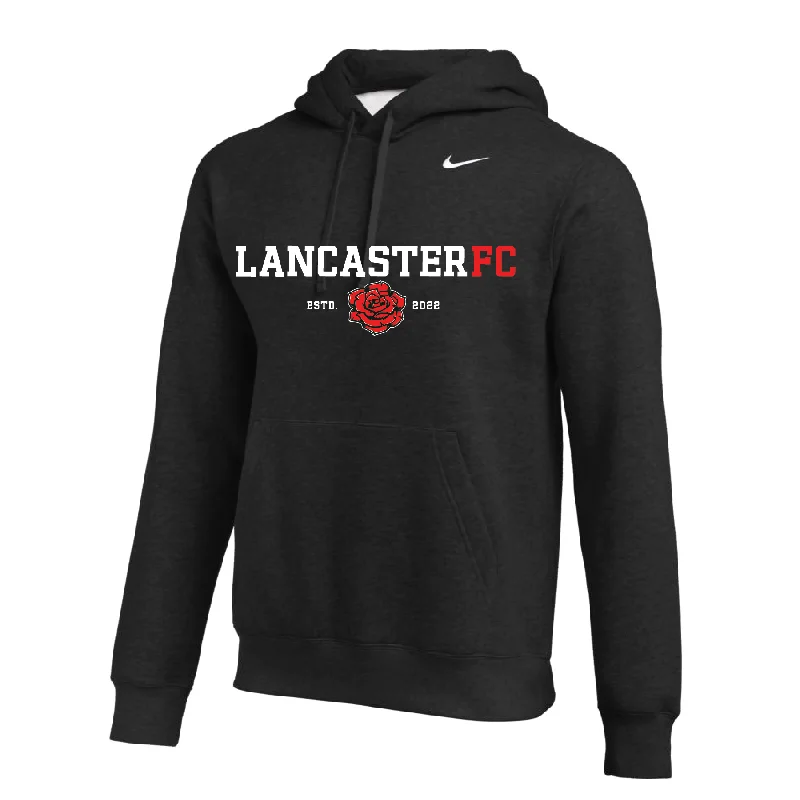 Lightweight Hoodie for Spring and Fall-Lancaster FC (Transfer) Nike Club Hoodie Black