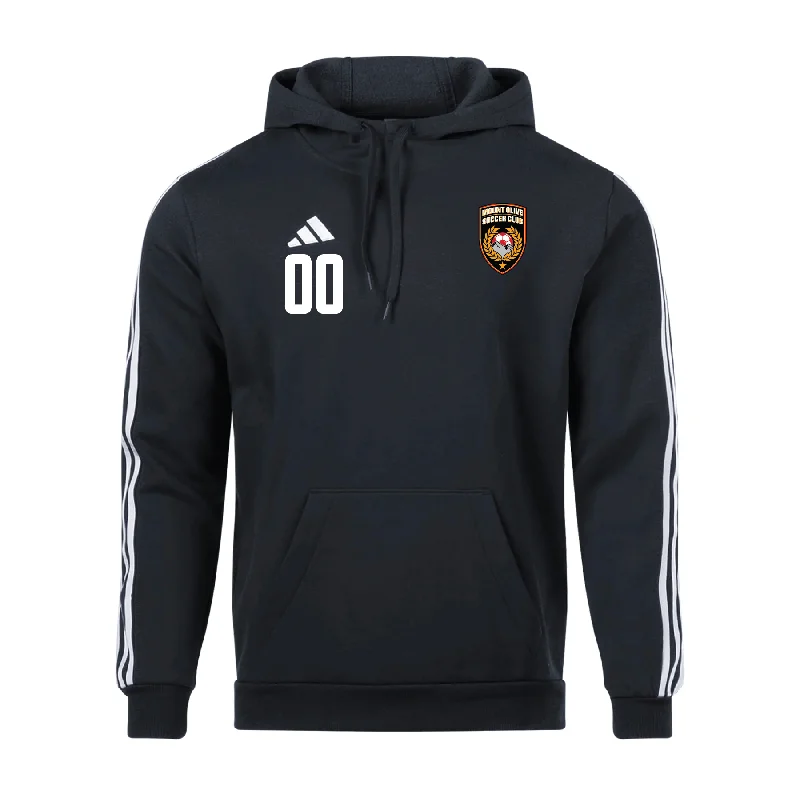 Warm Zip-Up Hoodie for Cool Weather-Mount Olive Travel adidas Tiro 23 League Hoodie Black