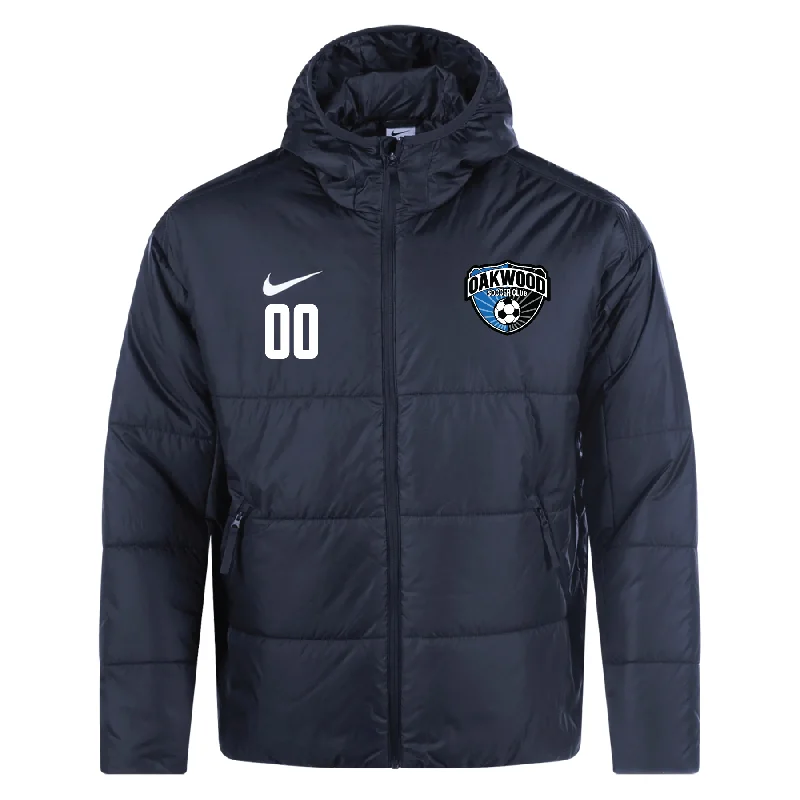 Stylish Anorak Jacket for Windy Days-Oakwood SC Fit Nike Therma-Fit Academy Pro 24 Jacket Black