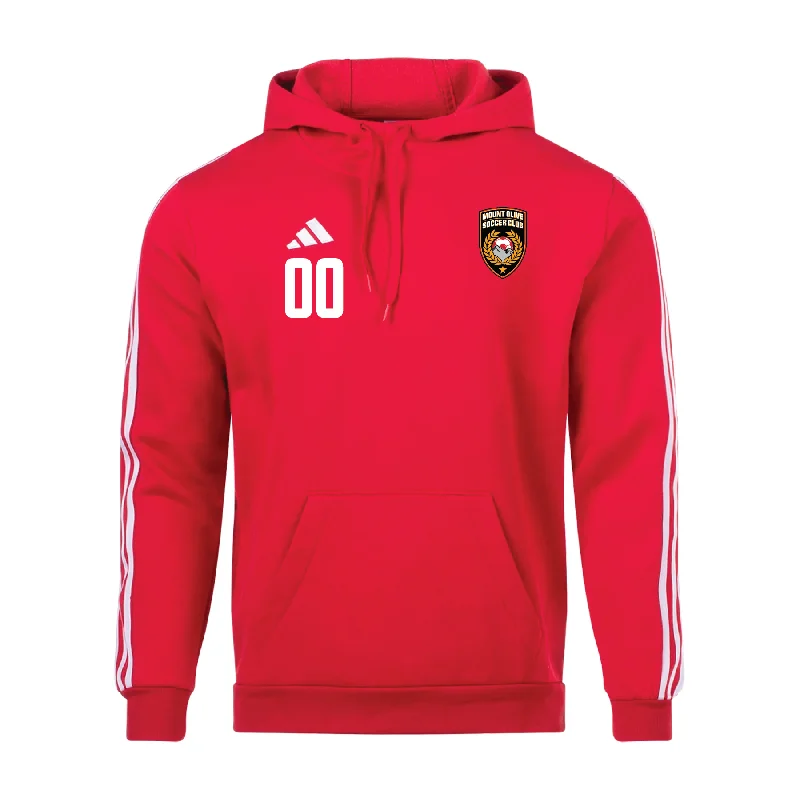 Comfortable Hoodie for School Days-Mount Olive Travel adidas Tiro 23 League Hoodie Red