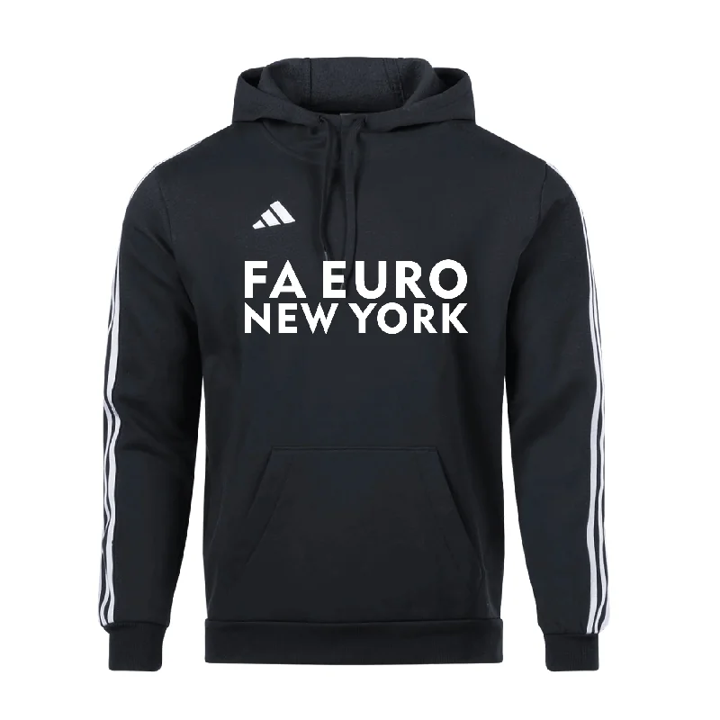 Versatile Hoodie for Layering in Any Season-FA Euro New York FAN adidas Tiro 23 League Hoodie Black