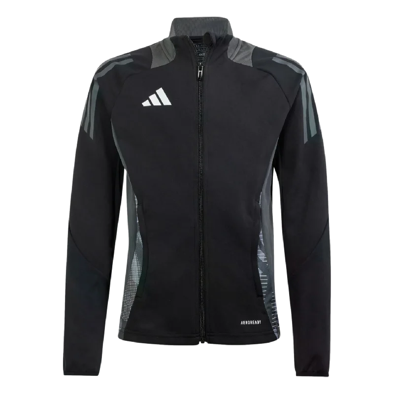 Sleek Faux Leather Jacket for Fashion-Forward Style-Adidas Tiro 24 Competition Youth Training Jacket