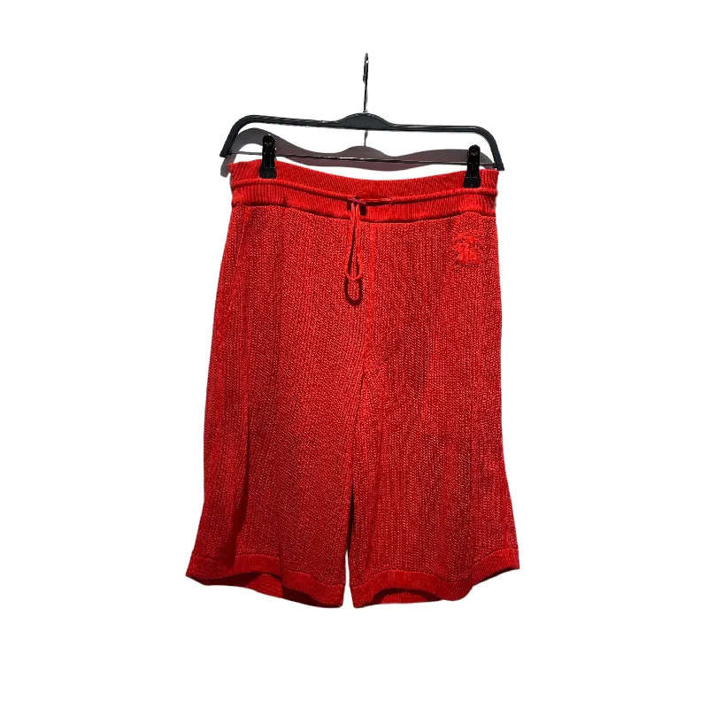 Soft Jersey Shorts for All-Day Comfort-BURBERRY/Shorts/M/Silk/RED/