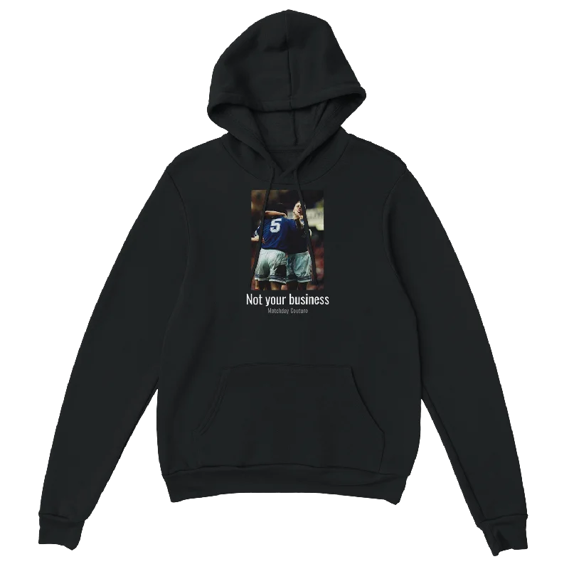 Premium Fleece Hoodie for Softness and Warmth-"Gazza Things" Hoodie - Black