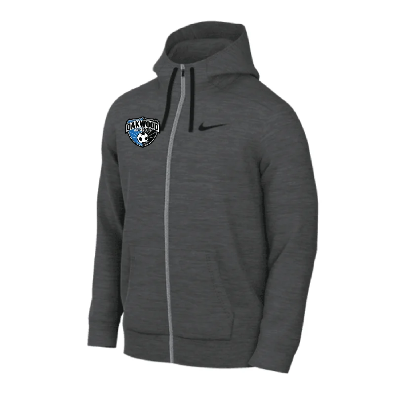 Eco-Friendly Hoodie for Sustainable Fashion-Oakwood SC Nike Fleece Full-Zip Hoodie Grey