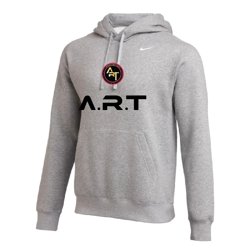 Urban Hoodie for City Life Fashion-Adrenaline Rush Training FAN Nike Club Hoodie Grey