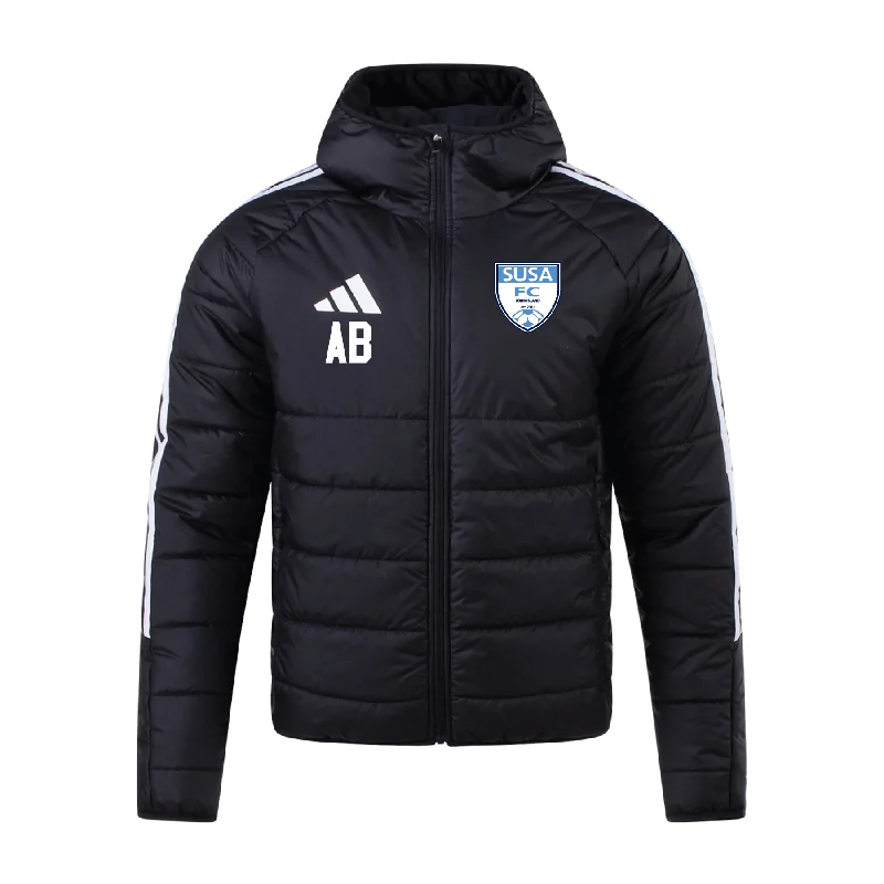 Light Down Jacket for Winter Sports Activities-SUSA adidas Tiro 24 Winter Jacket Black