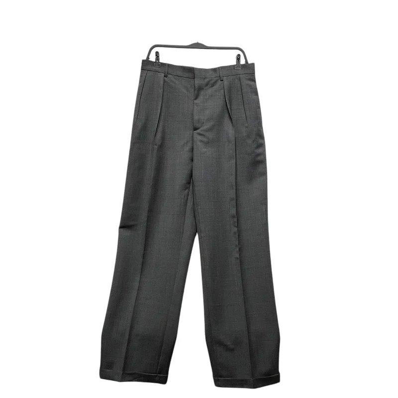 Comfortable Capri Pants for Warm Weather-Acne Studios/Pants/32/Wool/GRY/WOOL TROUSER