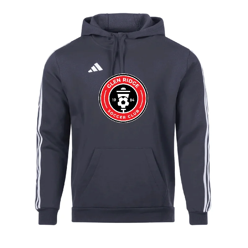 Hoodie with Printed Logo for Sports Fans-Glen Ridge SC (Transfer) adidas Tiro 23 League Hoodie Grey