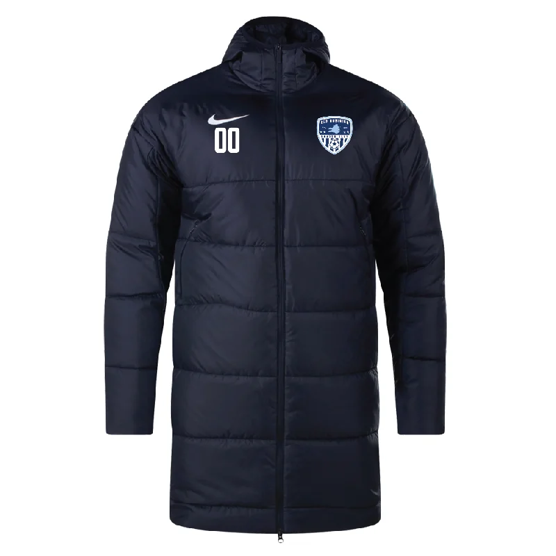 Light Down Jacket for Winter Sports Activities-Old Dominion SC Nike Therma-Fit Academy Pro 24 SDF Jacket Black