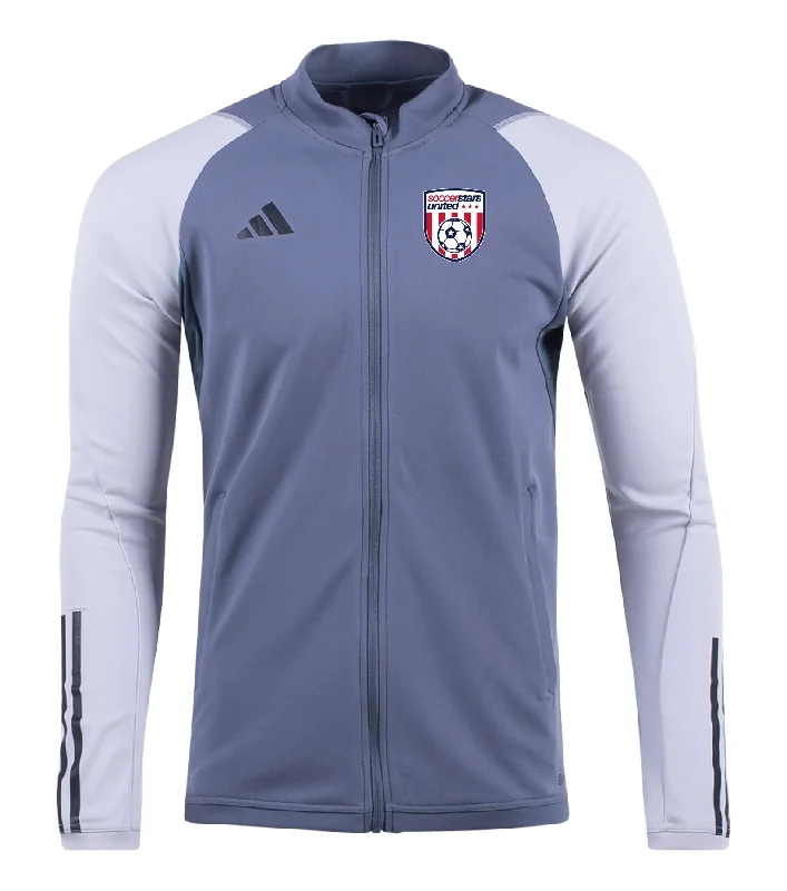 Lightweight Hiking Windbreaker for Active Comfort-Soccer Stars United Wichita adidas Tiro 23 Training Jacket Grey/Light Grey