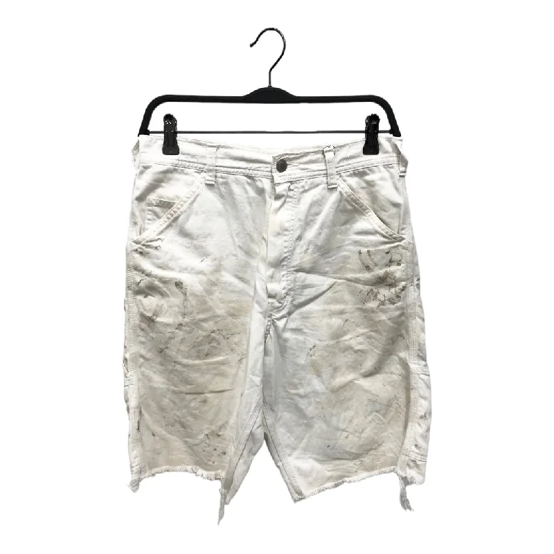 Fashionable Plaid Shorts for Casual Outfits-JOHN ELLIOTT/Shorts/2/Cotton/WHT/PAINT SHORTS