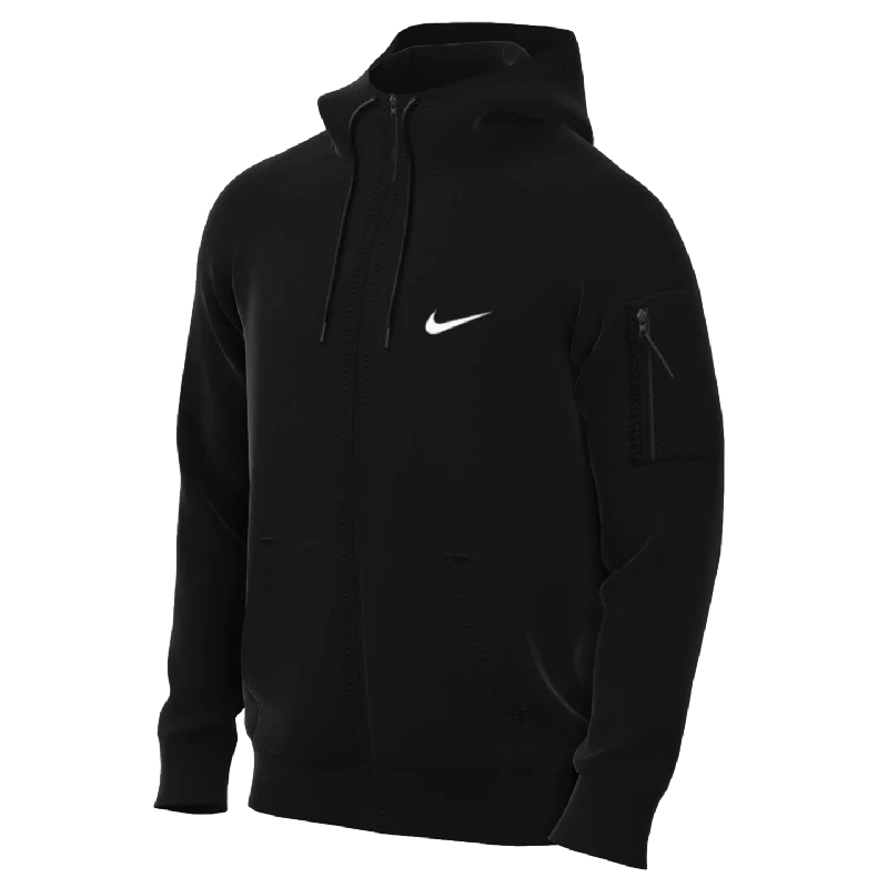 Trendy Oversized Hoodie for Street Style-Nike Therma-FIT Full Zip Fitness Hoodie