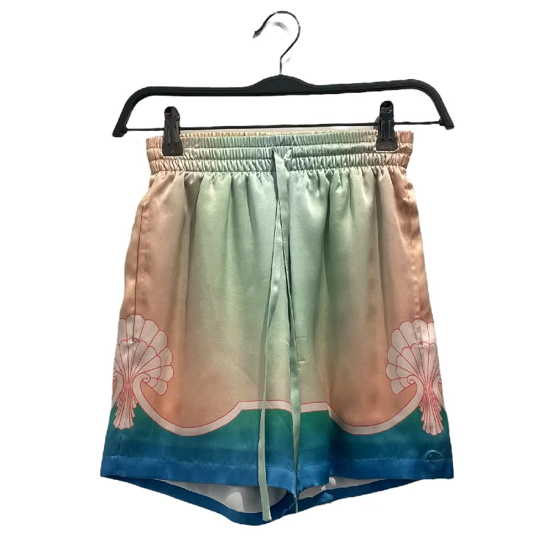 Fun Emoji Print Shorts for Playful Outfits-casablanca/Shorts/32/Silk/GRN/flower