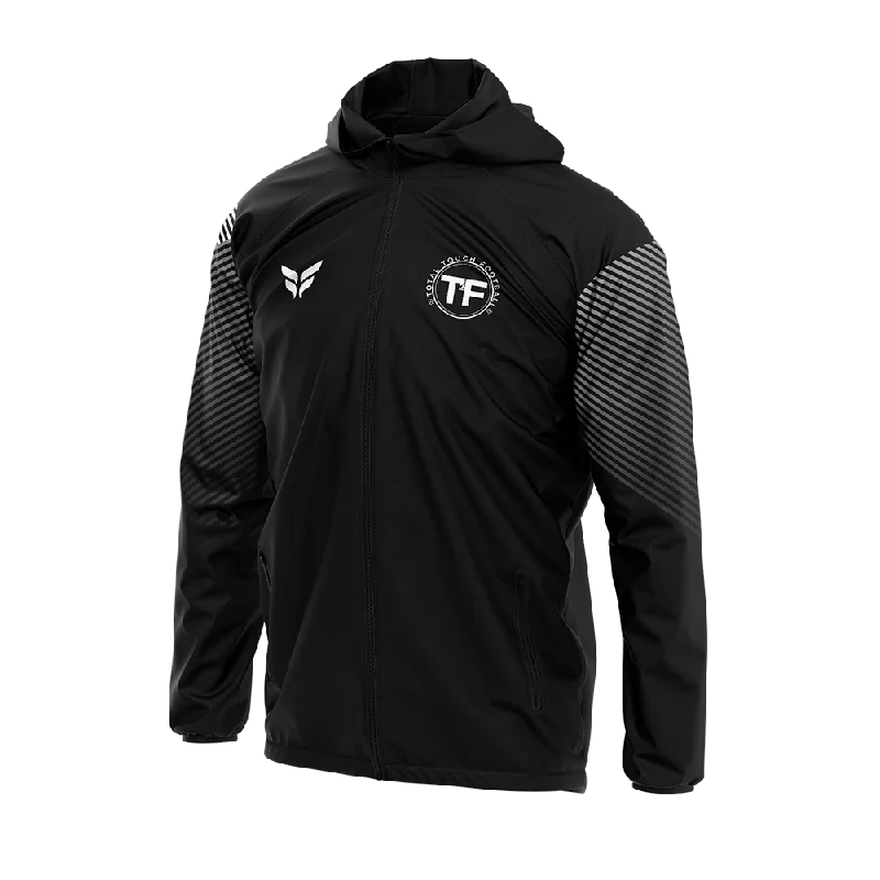 Trendy Hooded Jacket for Casual Outfits-T2F WINDBREAKER JACKET (BLACK)