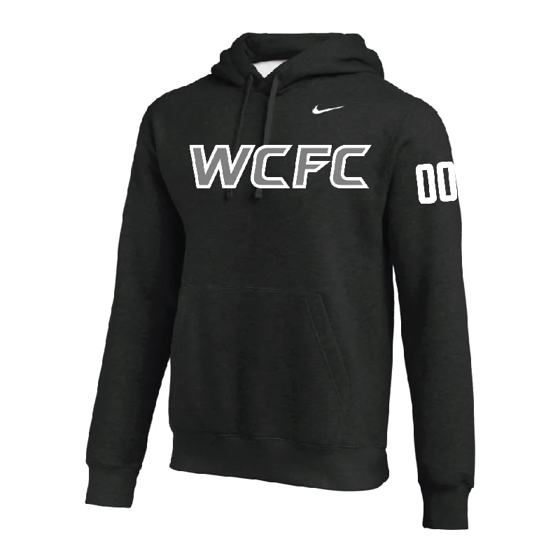 Warm Hoodie for Outdoor Adventures-WCFC Nike Club Hoodie Black