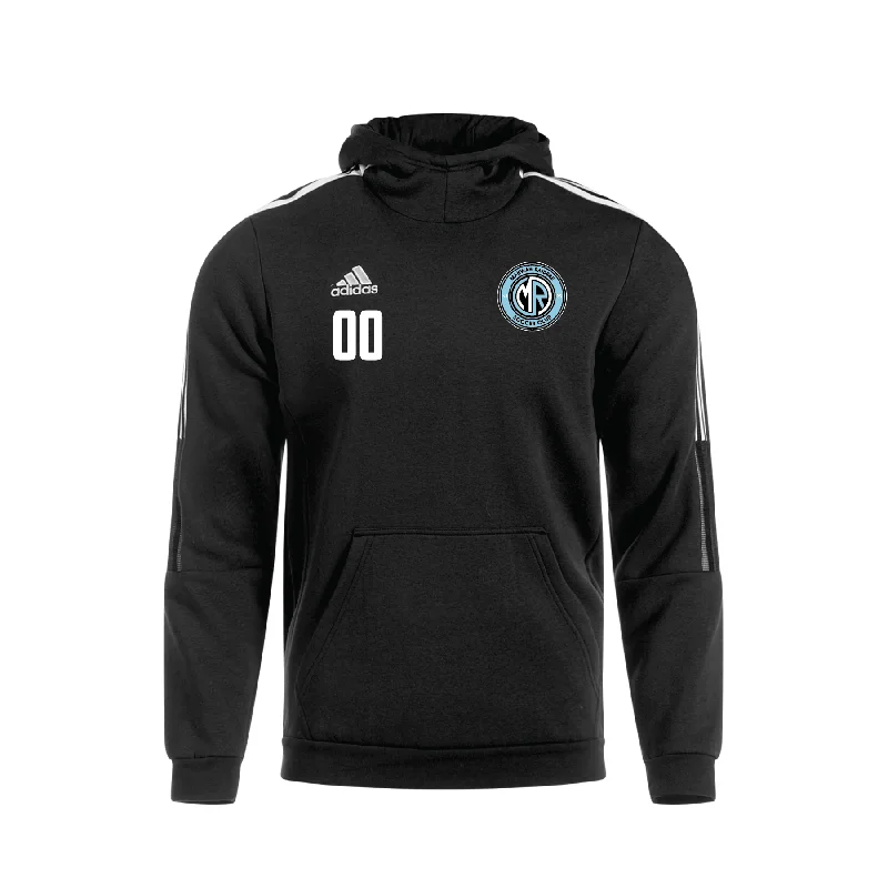 Soft Knit Hoodie for a Relaxed Fit-Mahwah Raiders adidas Tiro 21 Hoodie Black