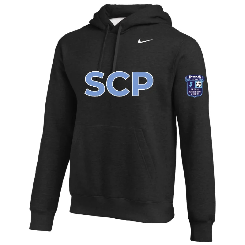 Stylish Hoodie with Logo for Bold Fashion-PDA-SCP FAN (Transfer) Nike Club Hoodie Black