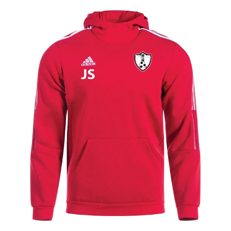 Cozy Pullover Hoodie for Winter Wear-Ironbound SC MLS adidas Tiro 21 Hoodie Red