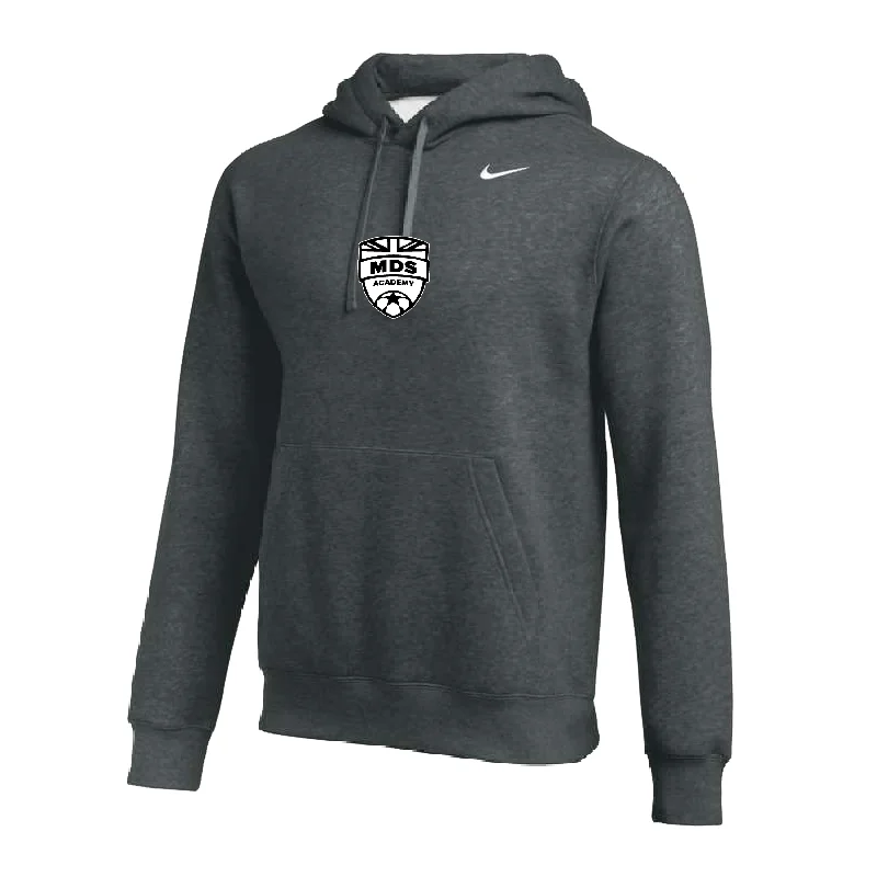 Sporty Hoodie for Active Lifestyles-MDS Academy Nike Club Hoodie Anthracite