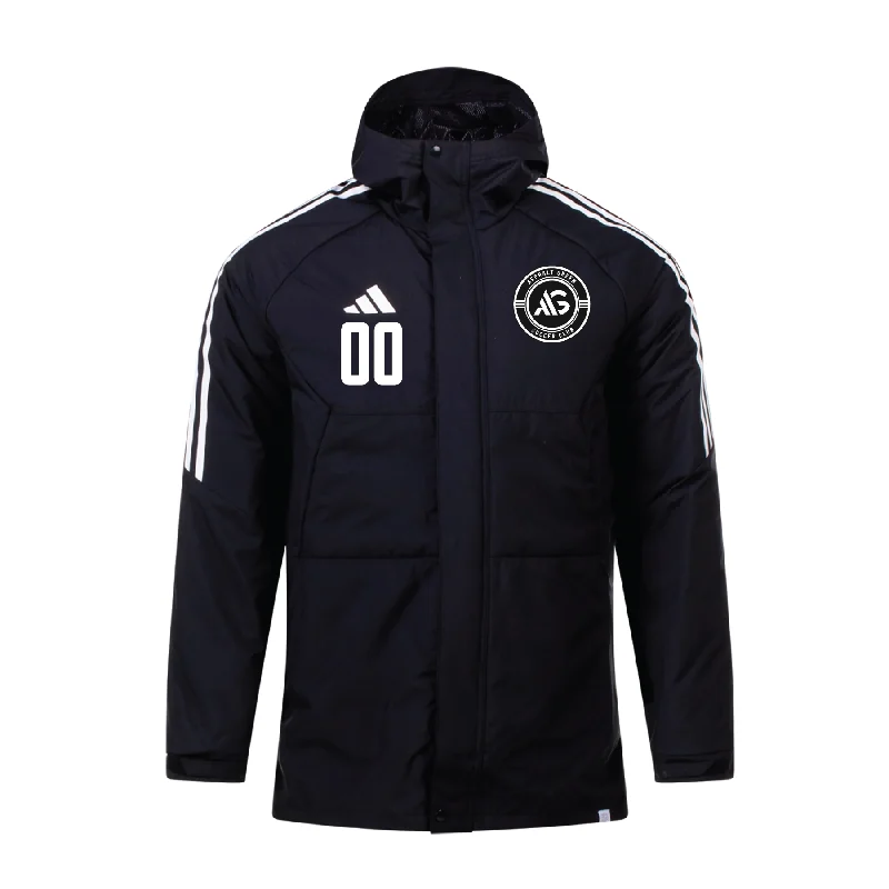 Casual Canvas Jacket for Everyday Wear-Asphalt SC adidas Condivo 22 Stadium Parka Jacket