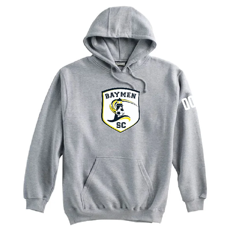 Soft Knit Hoodie for a Relaxed Fit-Baymen FAN Pennant Super 10 Hoodie Grey