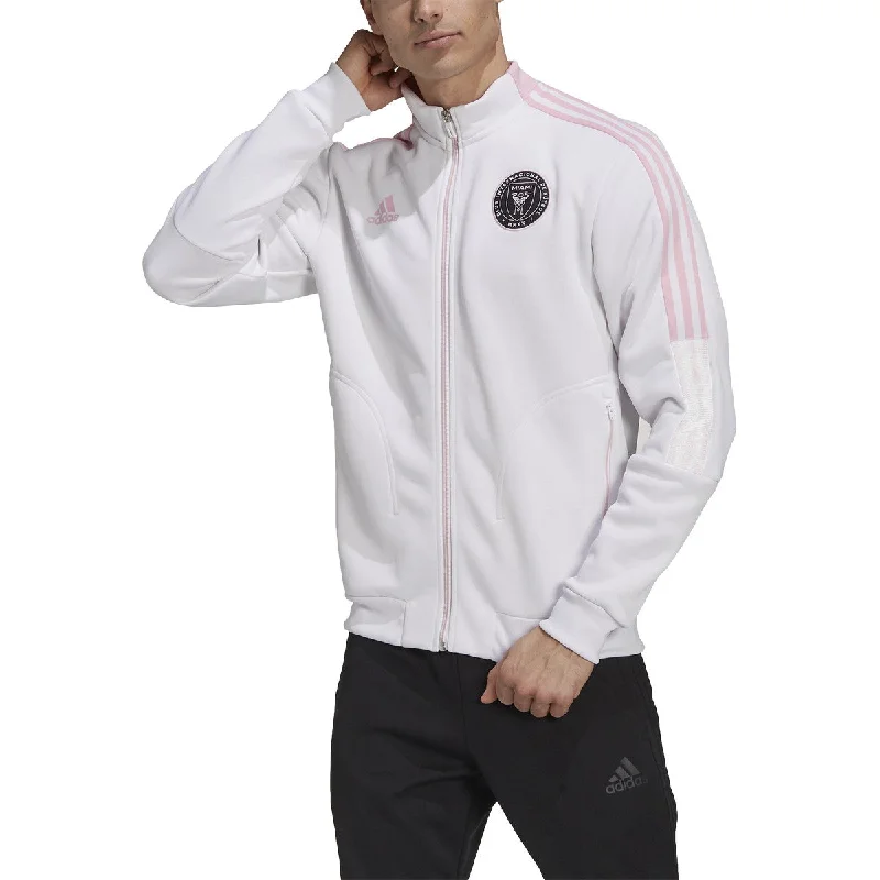 Light Zip Jacket for Spring and Fall-adidas 2021-22 Inter Miami CF Anthem Jacket - MENS