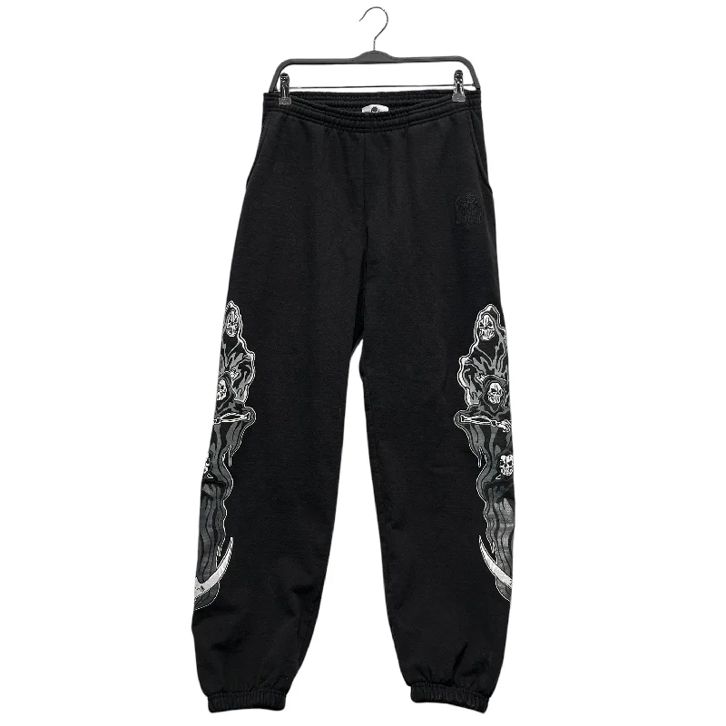 Classic Black Skinny Jeans for All-Season Wear-WARREN LOTAS/Pants/M/Cotton/BLK/grim reaper sweats