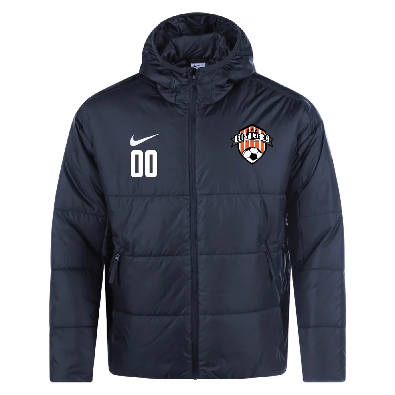 Trendy Colorblock Jacket for Bold Fashion-Fort Lee SC Nike Therma-Fit Academy Pro 24 Jacket Black