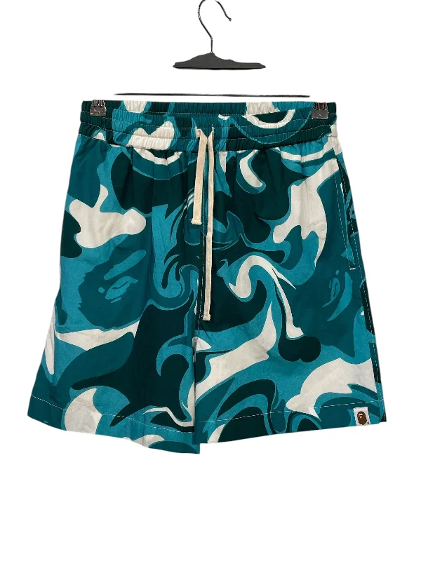 Relaxed Fit Cargo Shorts for Casual Comfort-BAPE/Shorts/M/Nylon/IDG/Camouflage/SWIM TRUNKS