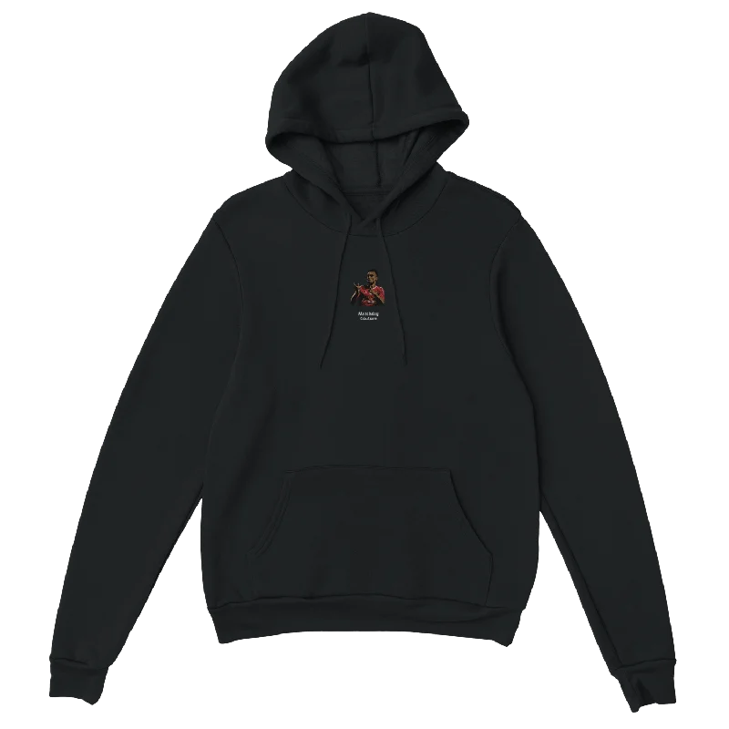 Casual Hoodie for Easy Layering-"Jonas Pistolas" Embroidered Hoodie