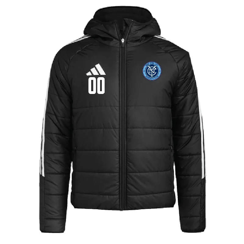 Sporty Track Jacket for Athleisure Style-NYCFC Girls Program adidas Tiro 24 Winter Jacket