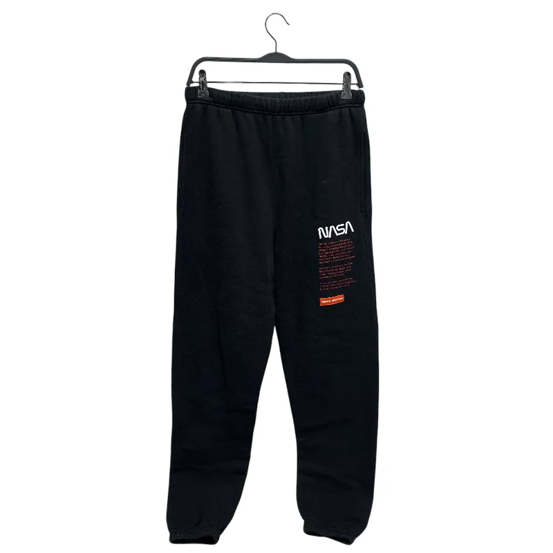 Comfortable Wide-Legged Slacks for Comfort-Heron Preston/Pants/M/Cotton/BLK/NASA