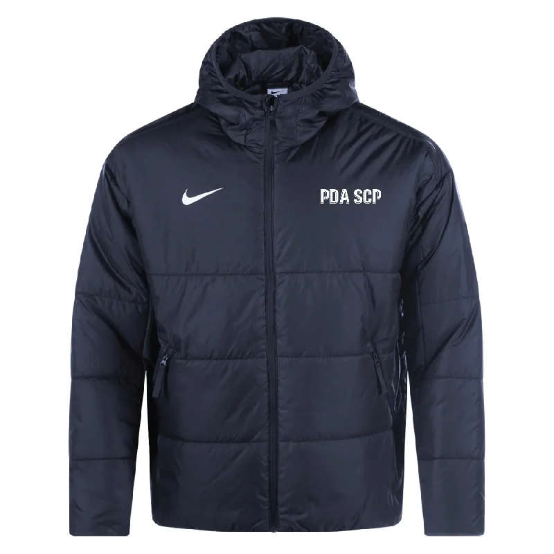 Wind-Resistant Jacket for Active Lifestyles-PDA-SCP FAN Fit Nike Therma-Fit Academy Pro 24 Jacket Black